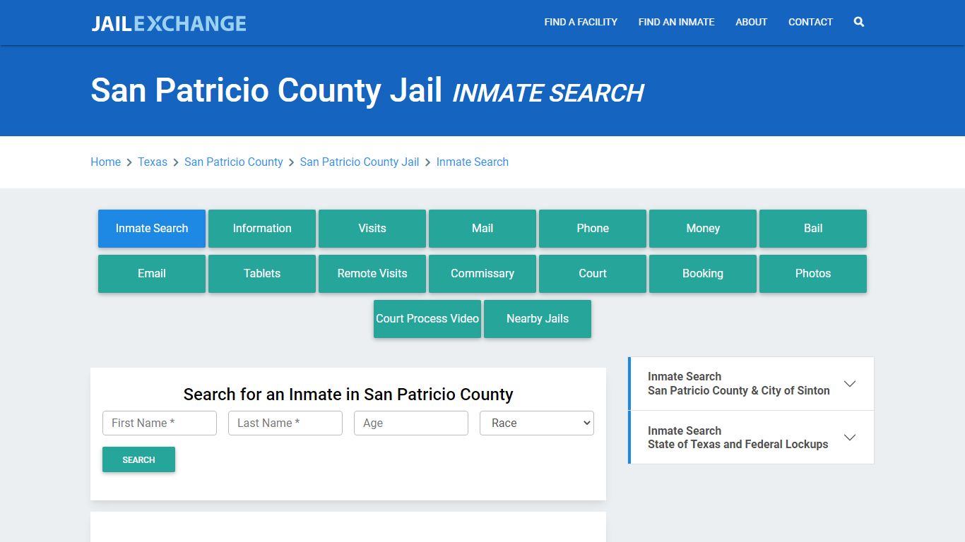 San Patricio County Jail, TX Inmate Search: Roster & Mugshots